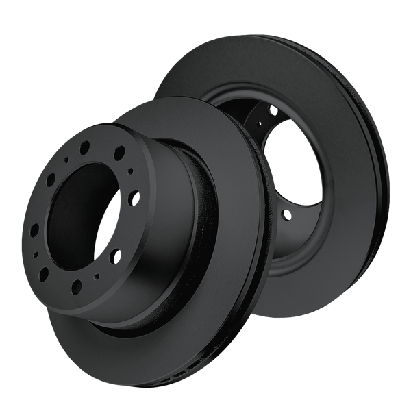 Doc's Diesel RAM 5.9L Cummins High Carbon Rear Brake Rotor Set 2009-2024 Black