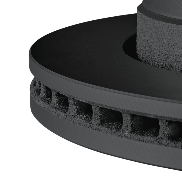 Doc's Diesel RAM 5.9L Cummins High Carbon Rear Brake Rotor Set 2009-2024 Detail Black