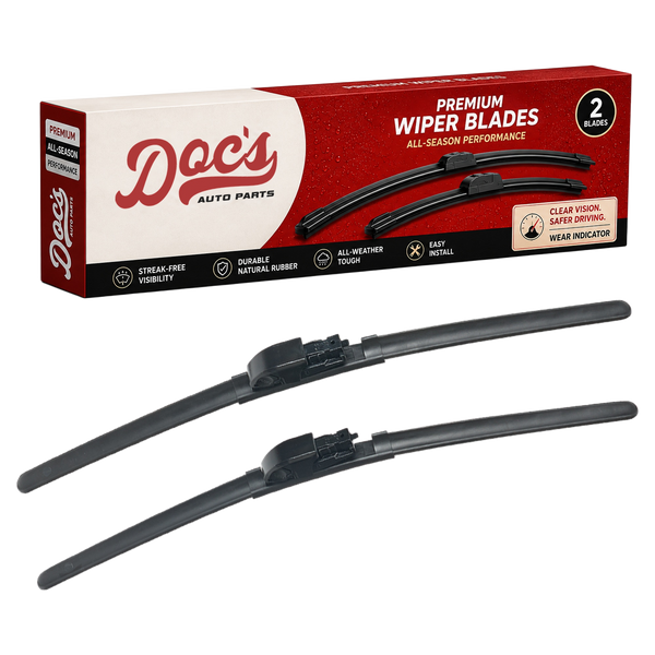 Doc's Auto Parts All-Season Beam Wiper Blades Front 20 + 20"