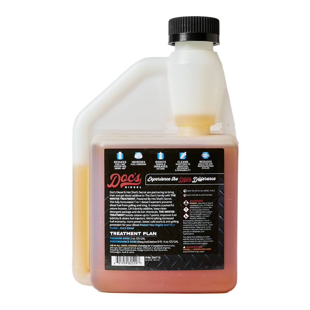 x Hot Shot's Secret The Winter Treatment Diesel Anti-Gel Additive 16oz Squeeze Bottle 1 | Doc's Diesel x Hot Shot's Secret The Winter Treatment Diesel Anti-Gel Additive 16oz Squeeze Bottle 1 | Doc's Diesel