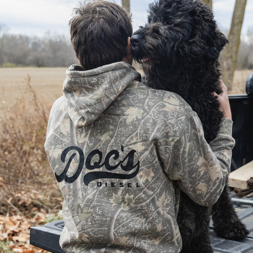 Doc's Diesel Deadwood Hoodie Lifestyle