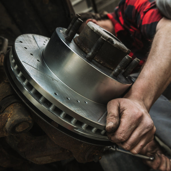 Doc's Diesel Drilled and Slotted Rotors Lifestyle