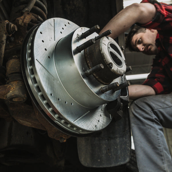 Doc's Diesel Drilled and Slotted Rotors Lifestyle