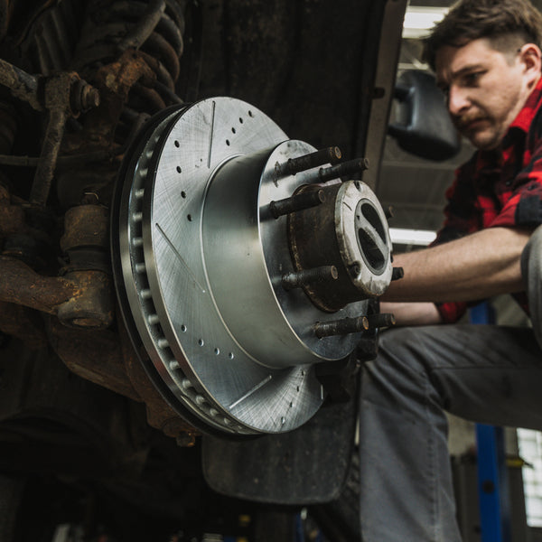 Doc's Diesel Drilled and Slotted Rotors Lifestyle