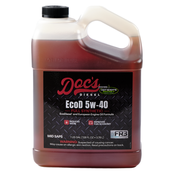 Doc's Diesel The EcoD 5W-40 Full Synthetic EcoDiesel Engine Oil Gallons 1