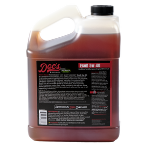 Doc's Diesel The EcoD 5W-40 Full Synthetic EcoDiesel Engine Oil back