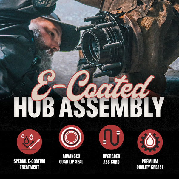 Premium E-Coated Front Wheel Hub Assemblies key features