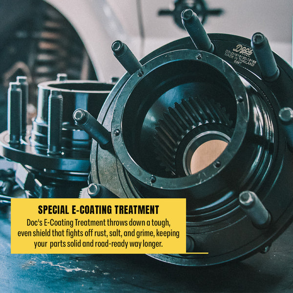 Premium E-Coated Front Wheel Hub Assemblies key features