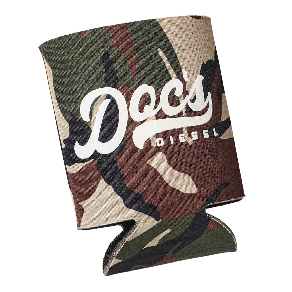 Doc's Diesel Diesel Can Koozies - Camo