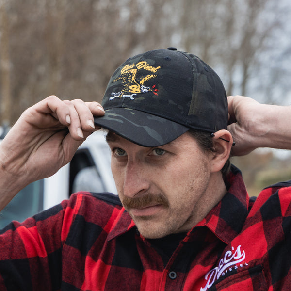 Doc's Diesel Old Glory Camo Hat Lifestyle