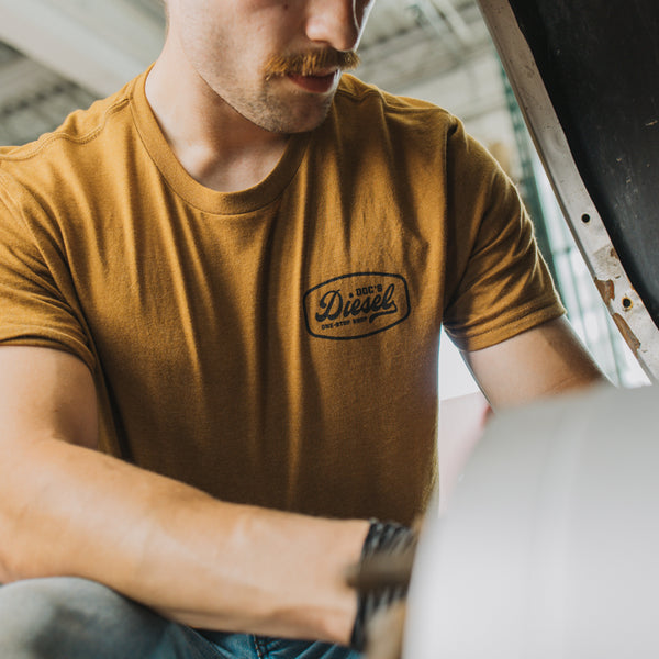 Doc's Diesel Duck Brown Shop T-Shirt Lifestyle 2