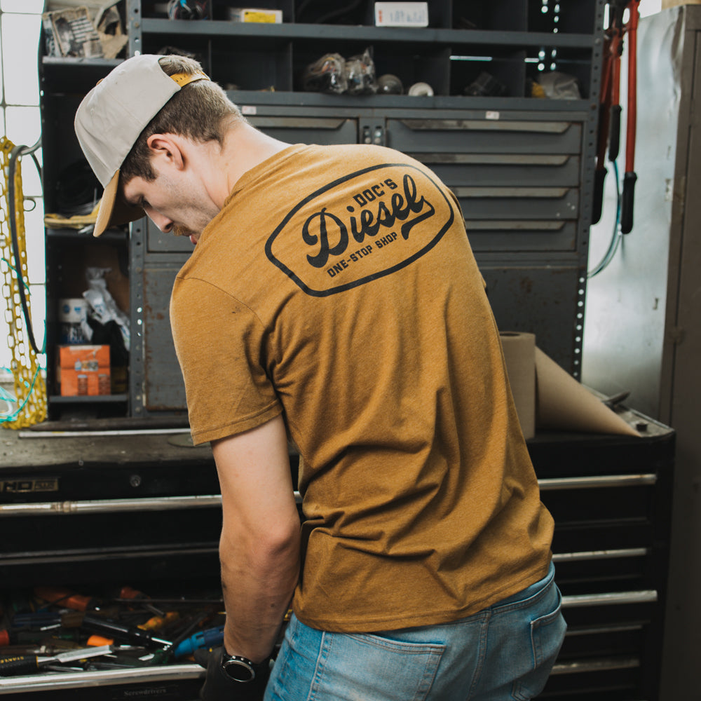 Doc's Diesel Duck Brown Shop T-Shirt Lifestyle 1