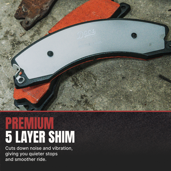 Doc's Diesel Severe-Duty Brake Pads Premium 5-Layer Shim