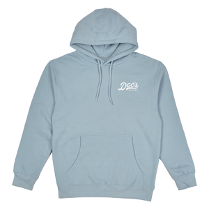 Doc's Staple Hoodie Blue Mist front