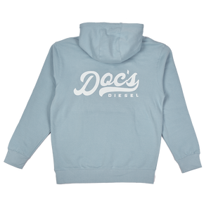 Doc's Staple Hoodie Blue Mist back