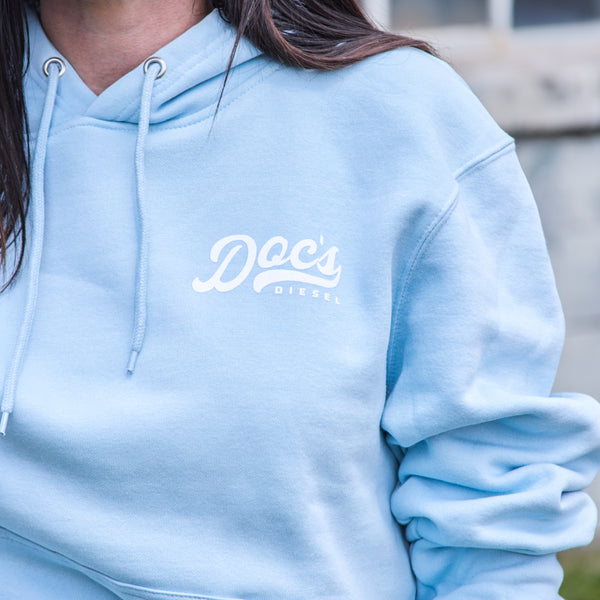 Doc's Staple Hoodie Lifestyle Blue Mist