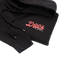 Doc's Staple Hoodie Black logo closeup