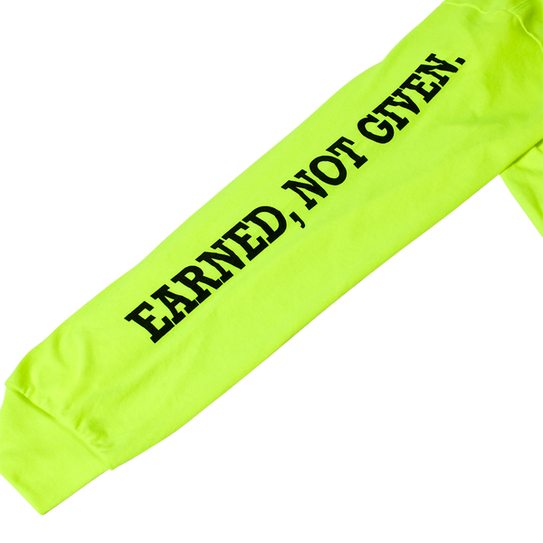 Doc's Diesel Work Hard High-Vis Long Sleeve detail closeup