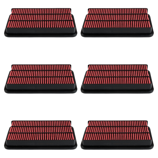 Doc's Auto Parts MaxFlow Performance Engine Air Filter DA4690X (Quantity 6)