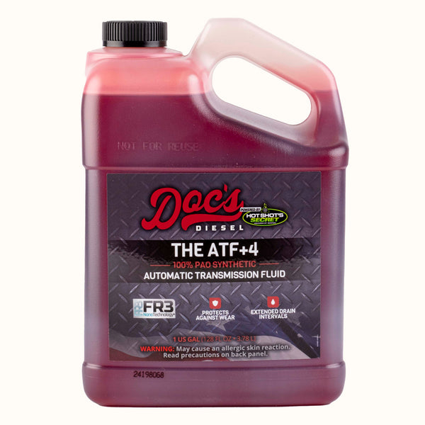 Doc's Diesel The ATF+4 DEXRON III/MERCON V Automatic Transmission Fluid brand_Hot Shot's (Gallons 1)
