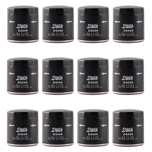 Doc's Auto Parts Oil Filter D4006 (Quantity 12)