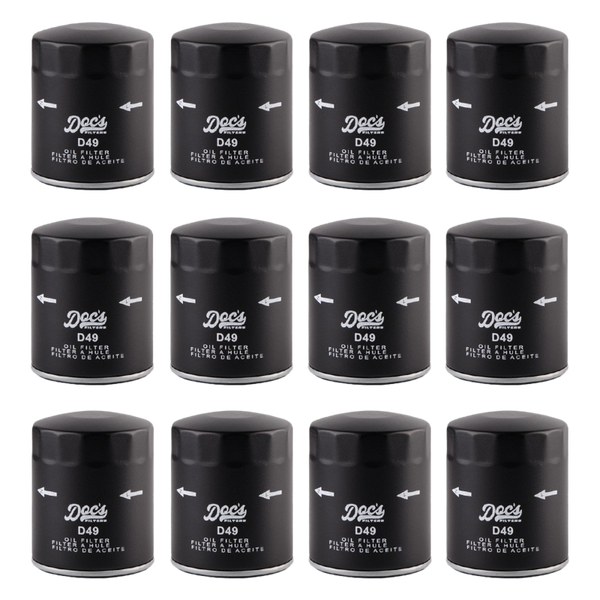 Doc's Auto Parts Oil Filter D49 (Quantity 12)