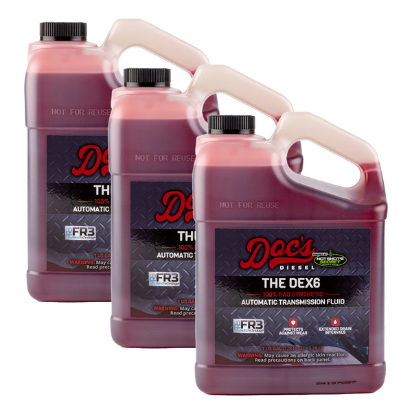 Doc's Diesel The DEX6 Dexron VI and Mercon LV Automatic Transmission Fluid brand_Hot Shot's (Gallons 3)