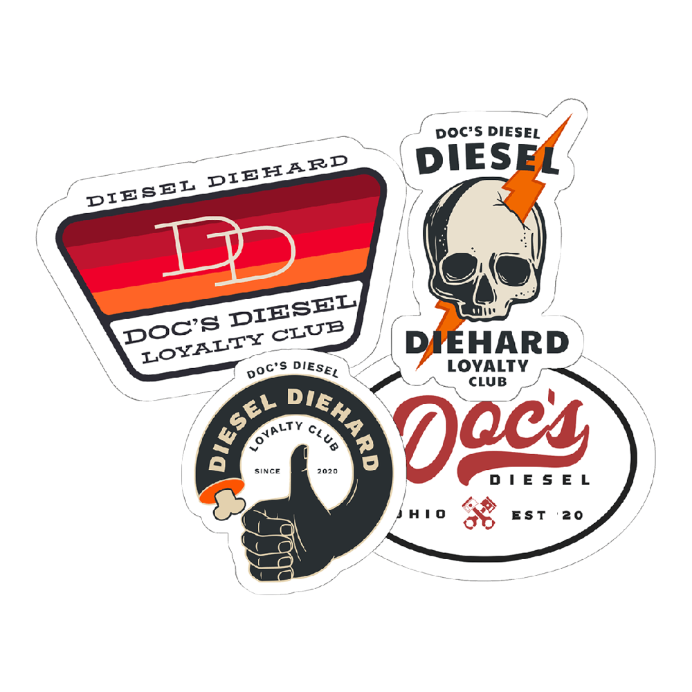 Doc's Diesel Sticker Pack - Diesel Diehard
