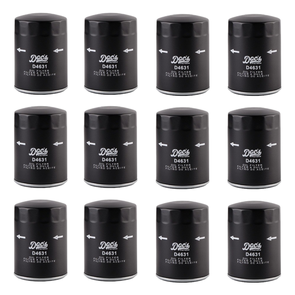 Doc's Auto Parts Oil Filter D4631 (Quantity 12)