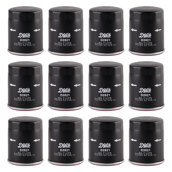 Doc's Auto Parts Oil Filter D2821 (Quantity 12)
